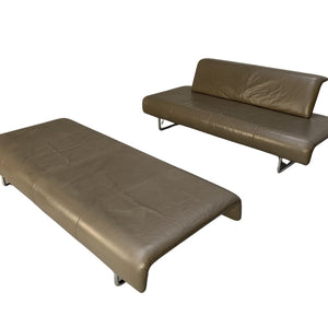 B&B Italia Cloud Sofas - In Grey Gamma Leather, Set of 2 @ REHAUS