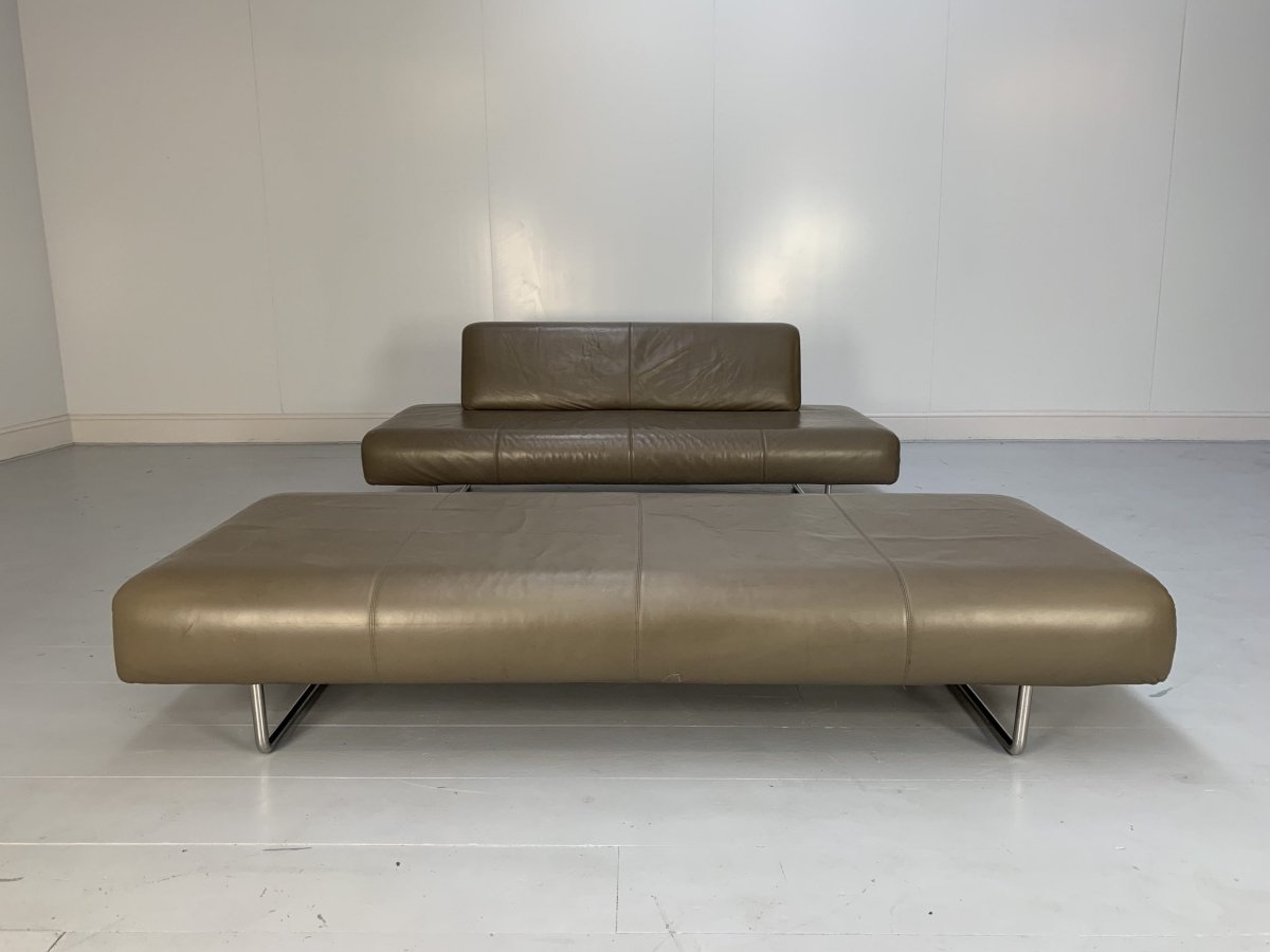 B&B Italia Cloud Sofas - In Grey Gamma Leather, Set of 2 @ REHAUS