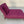 B&B Italia Febo Chaise Longue Sofa in Violet Enia Chenille @ REHAUS