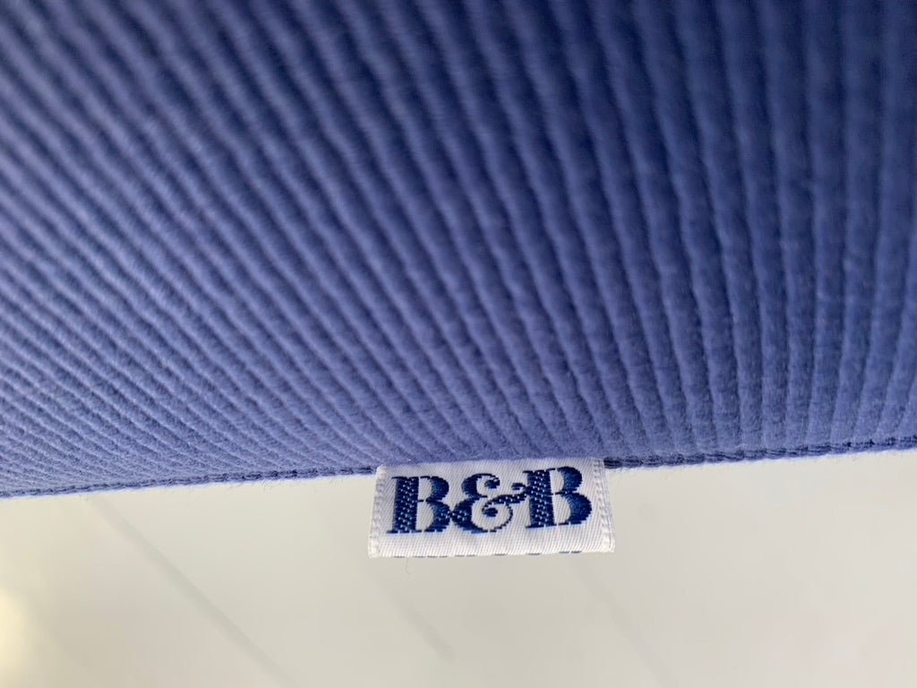 B&B Italia Florence Armchair - In Mid Blue Fabric @ REHAUS