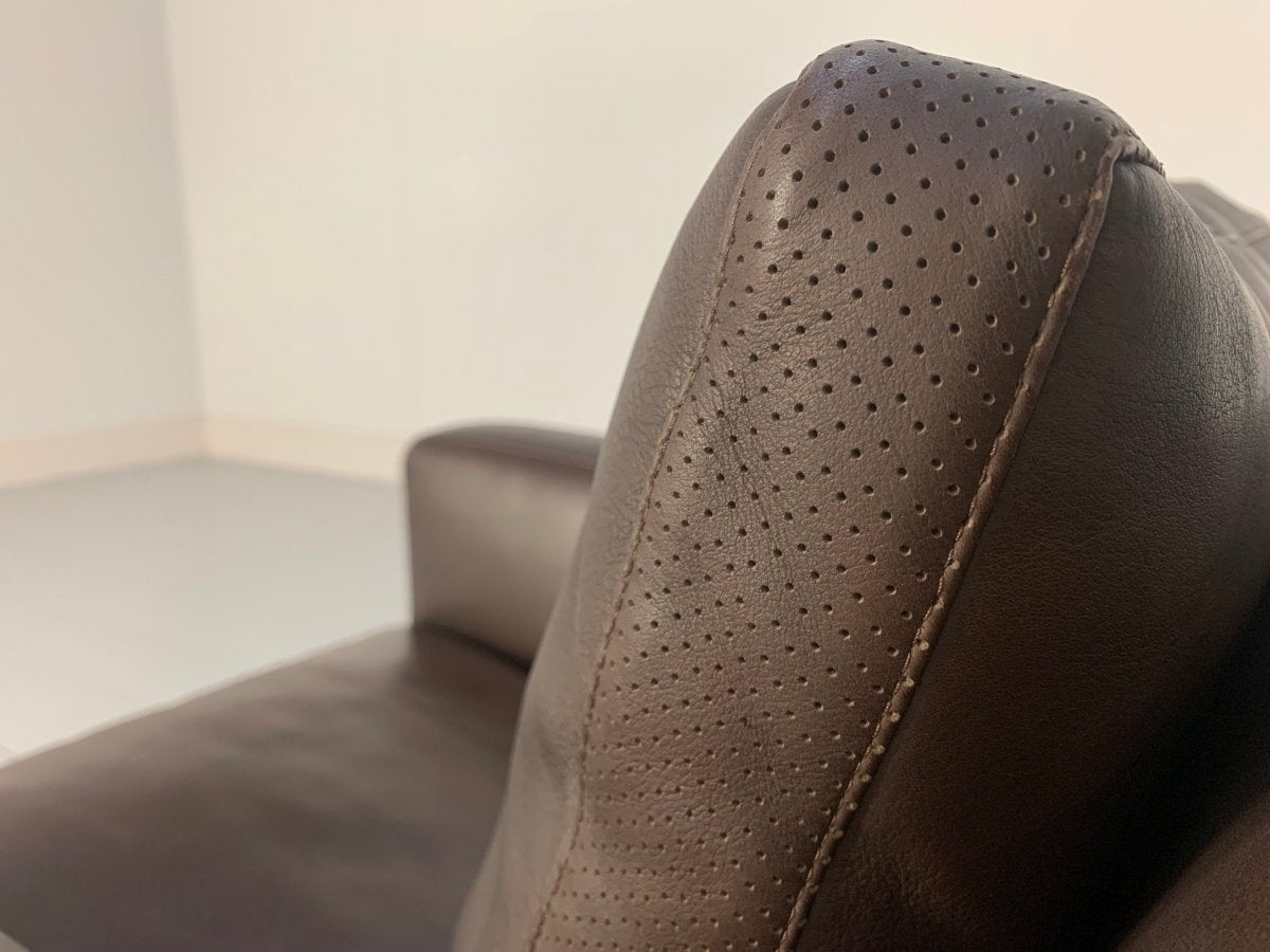 B&B Italia Harry H85 Armchairs - in Brown Gamma Leather, Set of 2 @ REHAUS