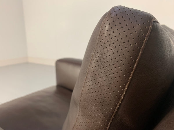 B&B Italia Harry H85 Armchairs - in Brown Gamma Leather, Set of 2 @ REHAUS