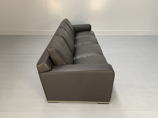 B&B Italia Imprimateur Apta 4 - Seat Sofa - In Dark Grey Gamma Leather @ REHAUS
