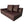 B&B Italia Luis 3 - Seat Chaise - End Sofa - In Oxblood Deep Red Alfa Leather @ REHAUS
