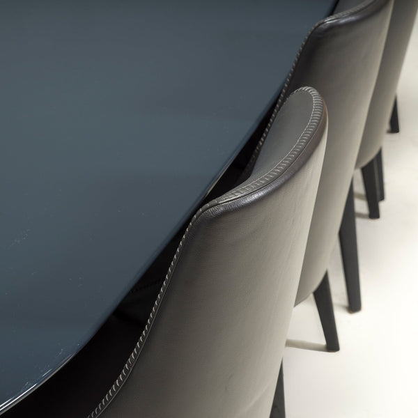 B&B Italia Maxalto by Antonio Citterio Pathos Elliptic Anthracite Dining Table - REHAUS - Antonio Citterio