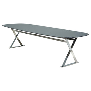 B&B Italia Maxalto by Antonio Citterio Pathos Elliptic Anthracite Dining Table