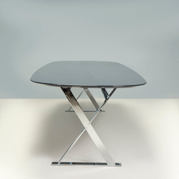 B&B Italia Maxalto by Antonio Citterio Pathos Elliptic Anthracite Dining Table - REHAUS - Antonio Citterio