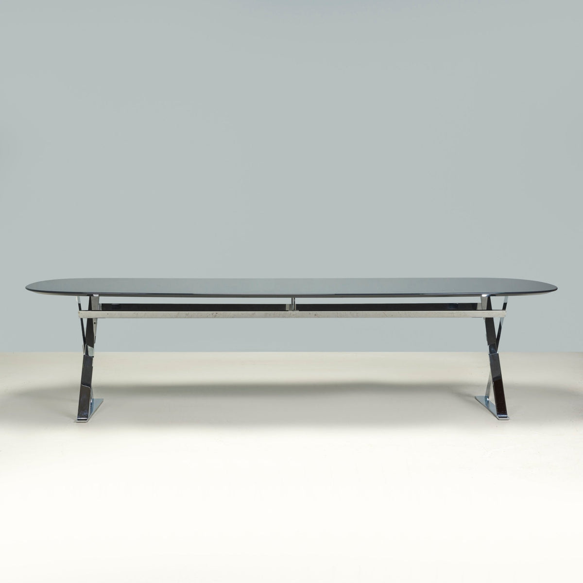 B&B Italia Maxalto by Antonio Citterio Pathos Elliptic Anthracite Dining Table - REHAUS - Antonio Citterio
