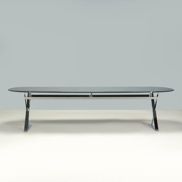 B&B Italia Maxalto by Antonio Citterio Pathos Elliptic Anthracite Dining Table - REHAUS - Antonio Citterio
