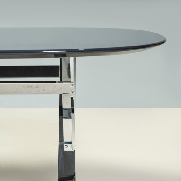 B&B Italia Maxalto by Antonio Citterio Pathos Elliptic Anthracite Dining Table - REHAUS - Antonio Citterio