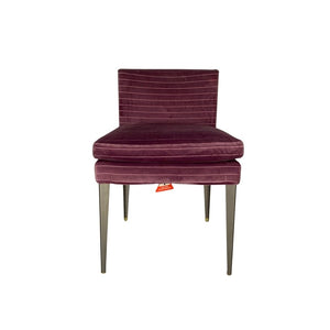 B&B Italia Maxalto Eunice Occasional Chair - In Purple Stripe - Velvet @ REHAUS