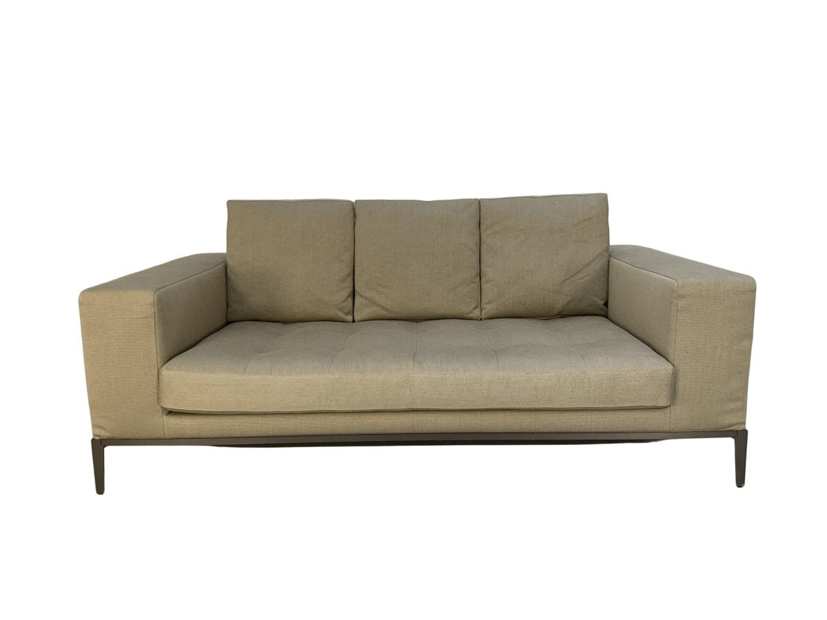 B&B ITALIA MAXALTO SIMPLICE ビーアンドビー　イタリア B&B Italia Maxalto Simplice 2.5-Seat Sofa - In Woven Linen – REHAUS