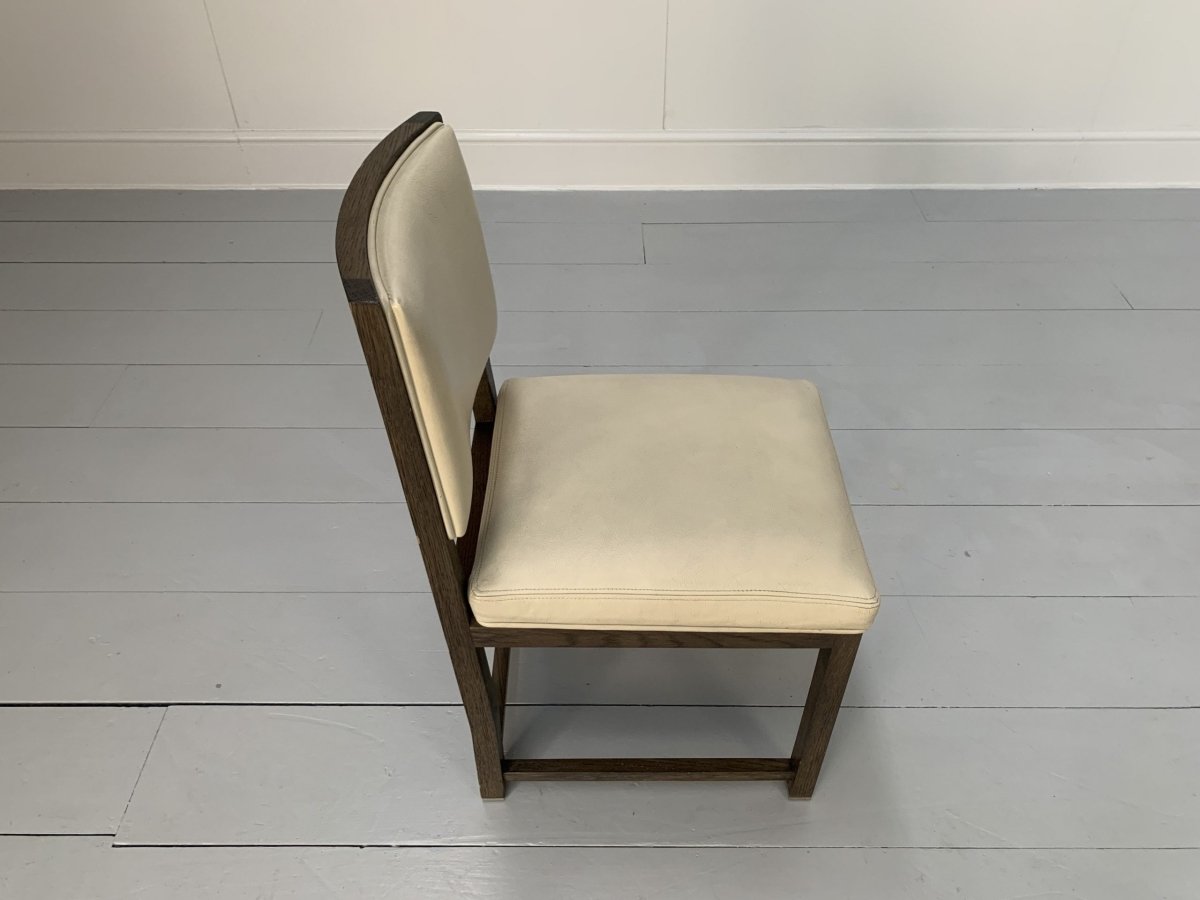 B&B Italia Maxalto Simplice Dining Chairs - In Oak & Leather, Set of 6 @ REHAUS