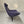 B&B Italia Metropolitan ME100 Armchair - In Blue Gamma Leather @ REHAUS