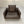 B&B Italia Simpliciter Large Armchair - In Gamma Dark - Brown Leather @ REHAUS