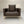 B&B Italia Simpliciter Large Armchair - In Gamma Dark - Brown Leather @ REHAUS