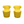 B&B Italia Yellow Papilio Chairs by Naoto Fukasawa, Set of Four @ REHAUS