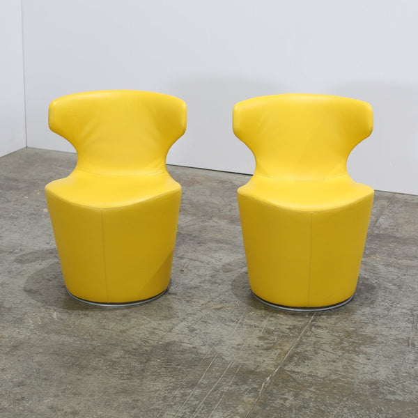 B&B Italia Yellow Papilio Chairs by Naoto Fukasawa, Set of Ten @ REHAUS