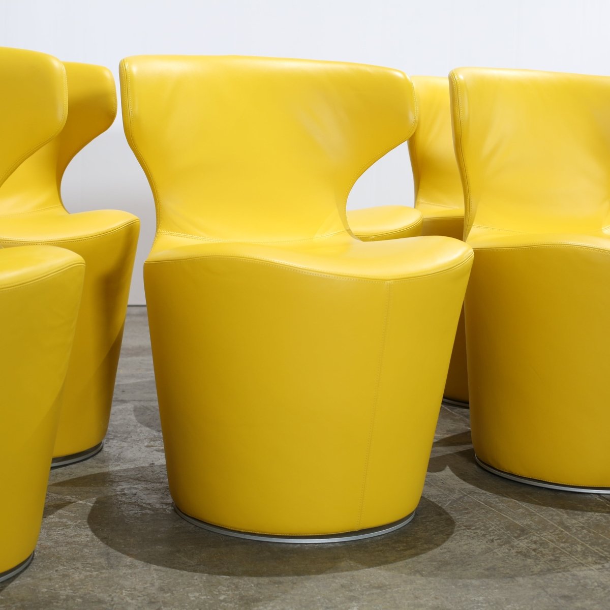 B&B Italia Yellow Papilio Chairs by Naoto Fukasawa, Set of Ten @ REHAUS