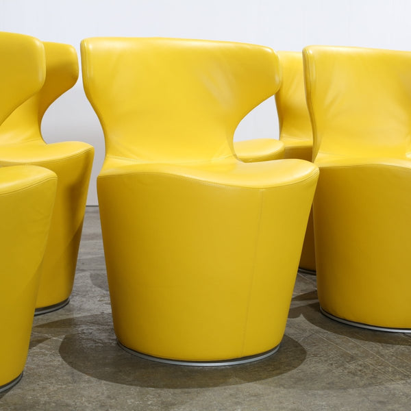 B&B Italia Yellow Papilio Chairs by Naoto Fukasawa, Set of Ten @ REHAUS