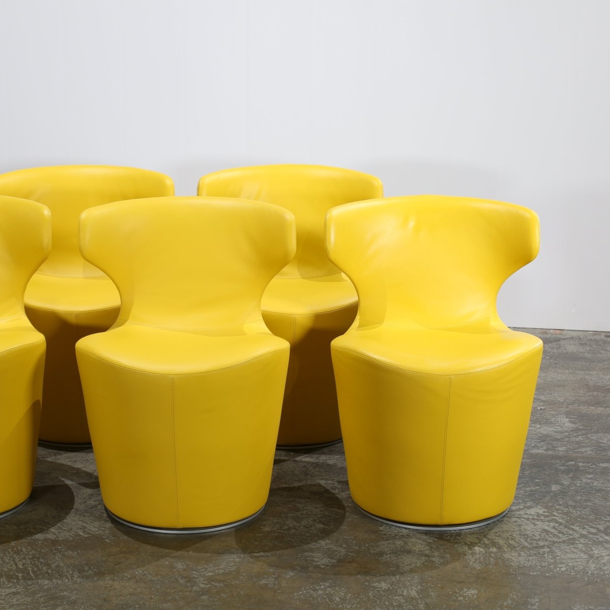 B&B Italia Yellow Papilio Chairs by Naoto Fukasawa, Set of Ten @ REHAUS