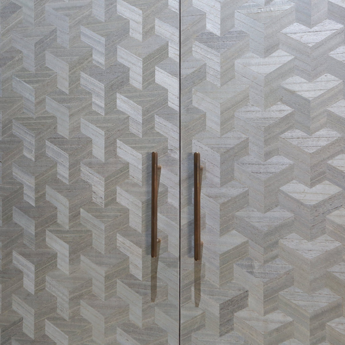 Bespoke Glass & Marble Top Cabinet @ REHAUS