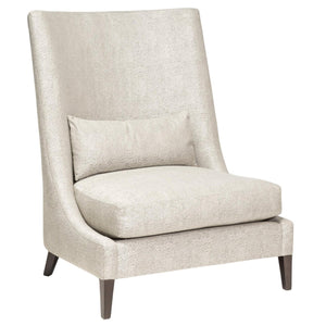 Bespoke Light Grey High Back Armchair - REHAUS - Bespoke