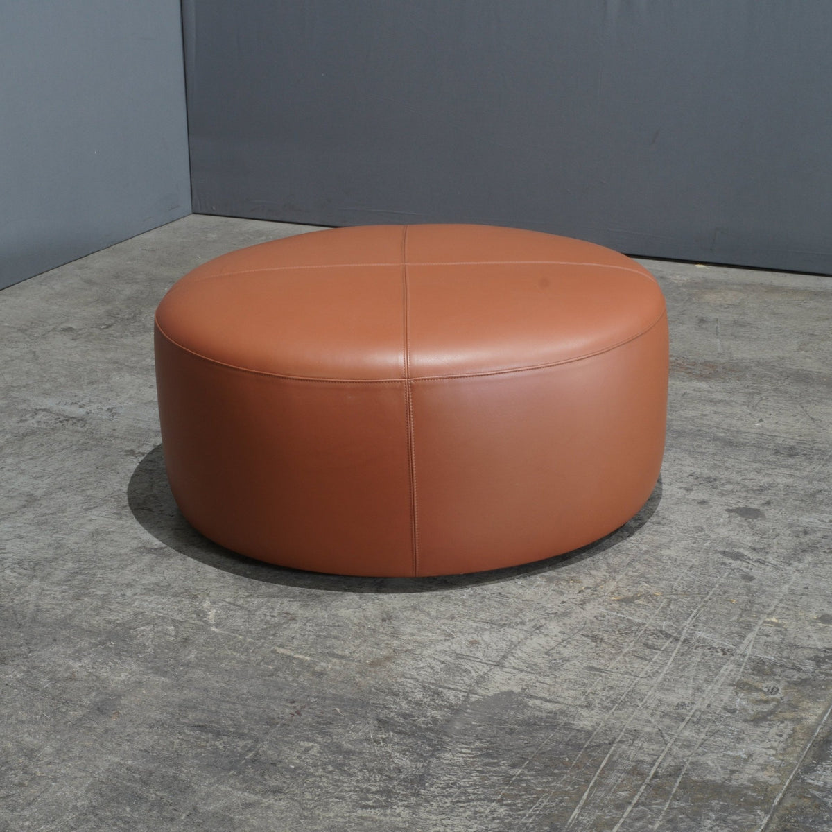 Bespoke Sedilia Leather Ottoman @ REHAUS