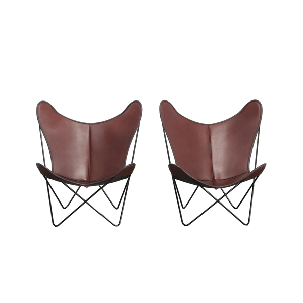 BKF Butterfly Chairs by Jorge Ferrari Hardoy, Set of Two @ REHAUS
