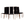 Black and Gold Velvet Kesterport Dining Chair, Set of Six @ REHAUS