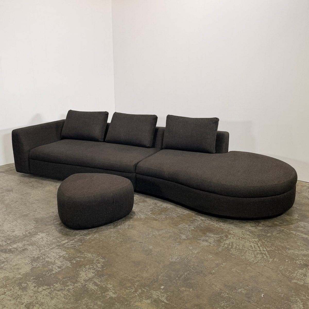 BoConcept Bergamo Sofa and Bermuda Footstool @ REHAUS