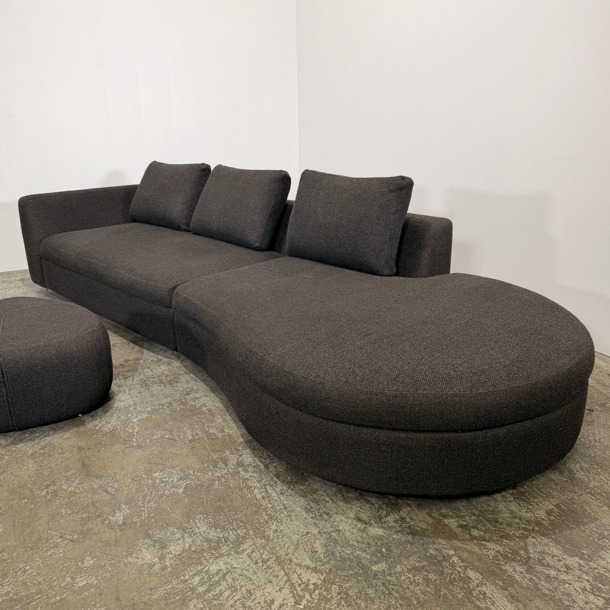 BoConcept Bergamo Sofa and Bermuda Footstool @ REHAUS