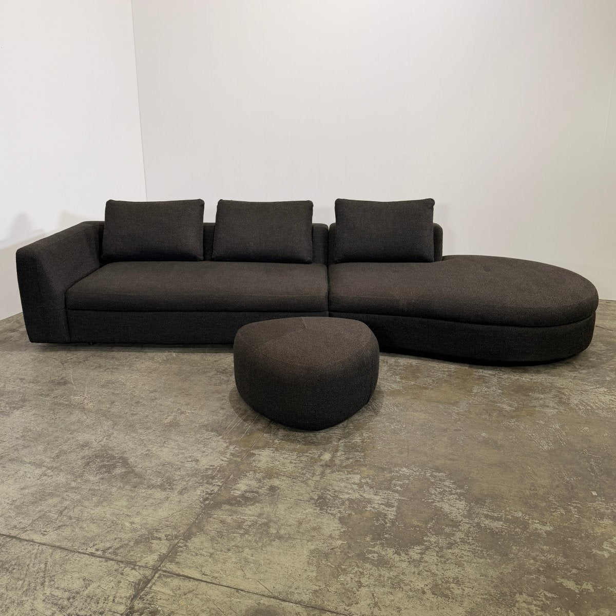 BoConcept Bergamo Sofa and Bermuda Footstool @ REHAUS
