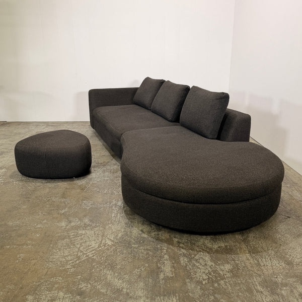 BoConcept Bergamo Sofa and Bermuda Footstool @ REHAUS