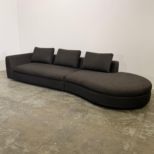 BoConcept Bergamo Sofa and Bermuda Footstool @ REHAUS