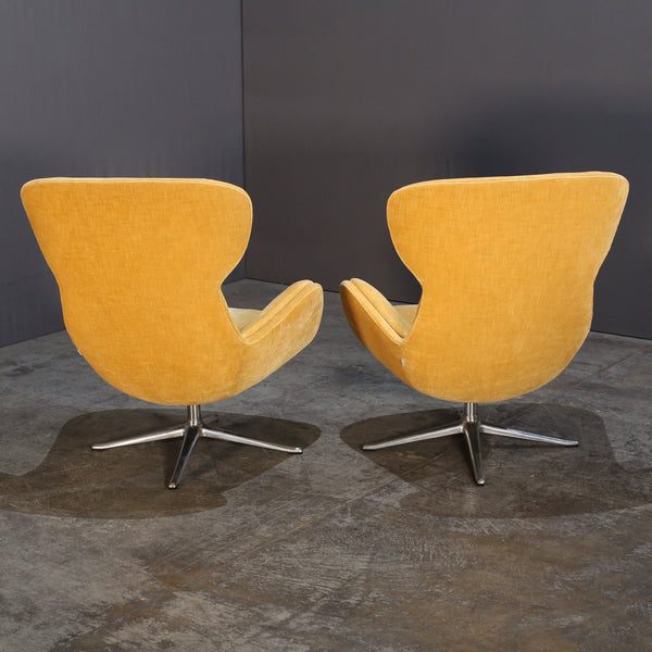 BoConcept Corduroy Yellow Chair with Swivel Function @ REHAUS