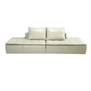BoConcept Cream Leather Mezzo Modular Sofa Units @ REHAUS