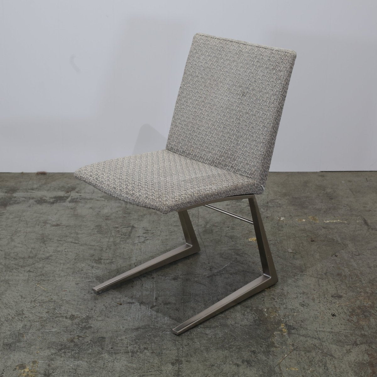 BoConcept Grey Leather Mariposa Dining Chairs, Set of Four @ REHAUS