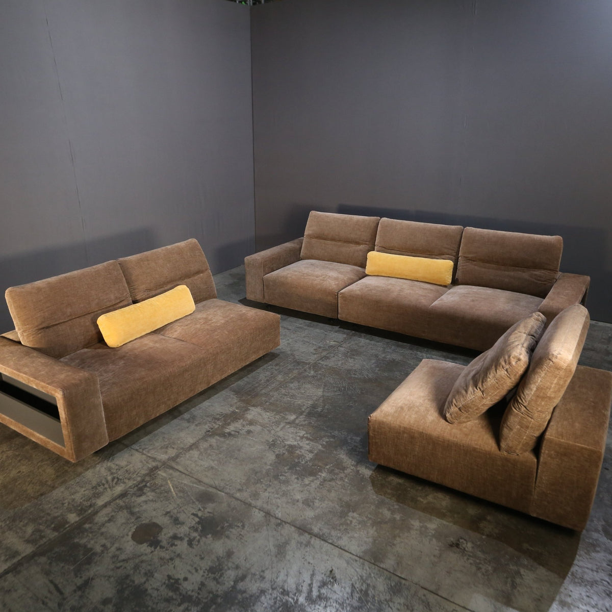 BoConcept Large Modular Sofa with Adjustable Back and Storage Sections ...