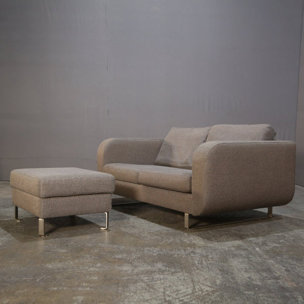 BoConcept Two Seater Sofa & Ottoman @ REHAUS