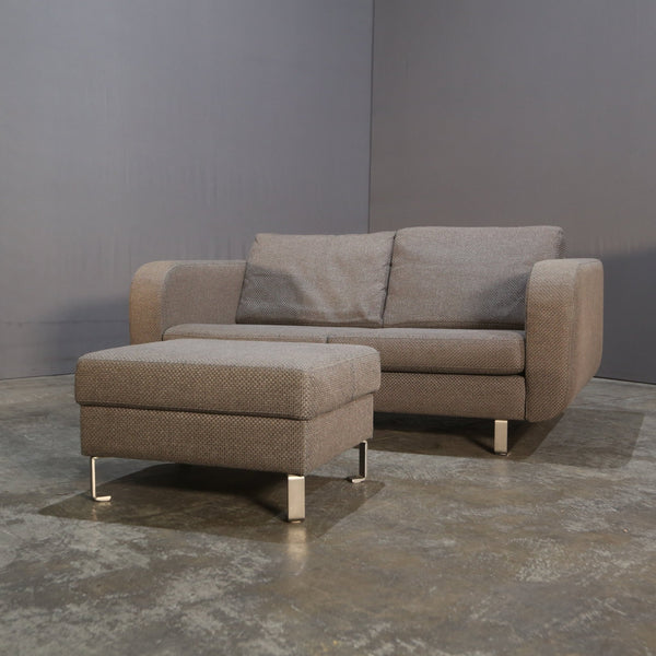 BoConcept Two Seater Sofa & Ottoman @ REHAUS