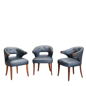 Brabbu Nanook Faux Leather Dining Chair, Set of Three @ REHAUS