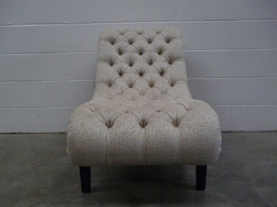 Brewster Chaise Chair in Romo Fabric, Handmade by George Smith Craftsmen @ REHAUS