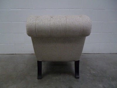 Brewster Chaise Chair in Romo Fabric, Handmade by George Smith Craftsmen @ REHAUS