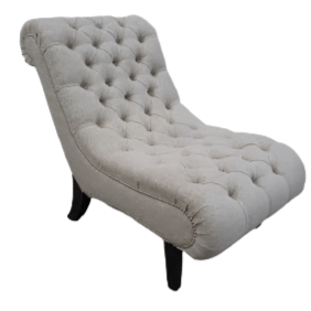 Brewster Chaise Chair in Romo Fabric, Handmade by George Smith Craftsmen @ REHAUS