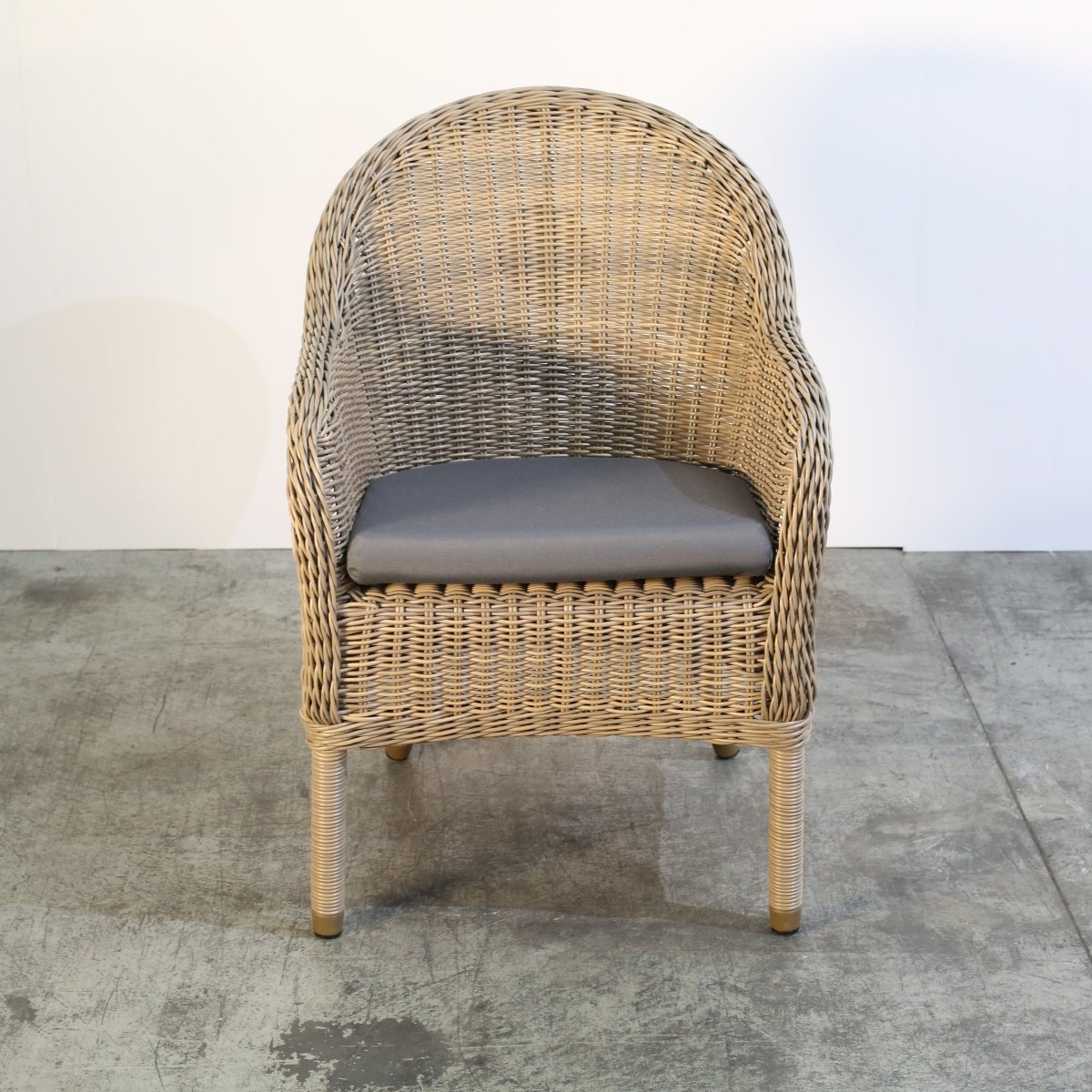 Bridgman Rattan Kensington Outdoor Dining Table & Armchair Set @ REHAUS