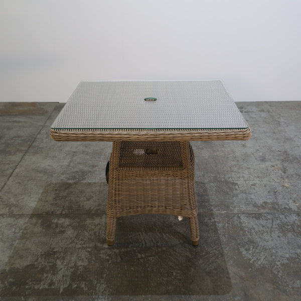 Bridgman Rattan Kensington Outdoor Dining Table & Dining Chair Set @ REHAUS