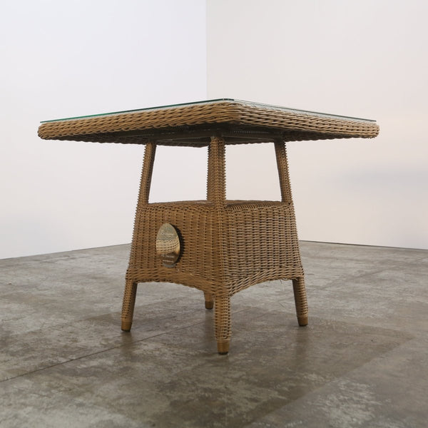Bridgman Rattan Kensington Outdoor Dining Table & Dining Chair Set @ REHAUS