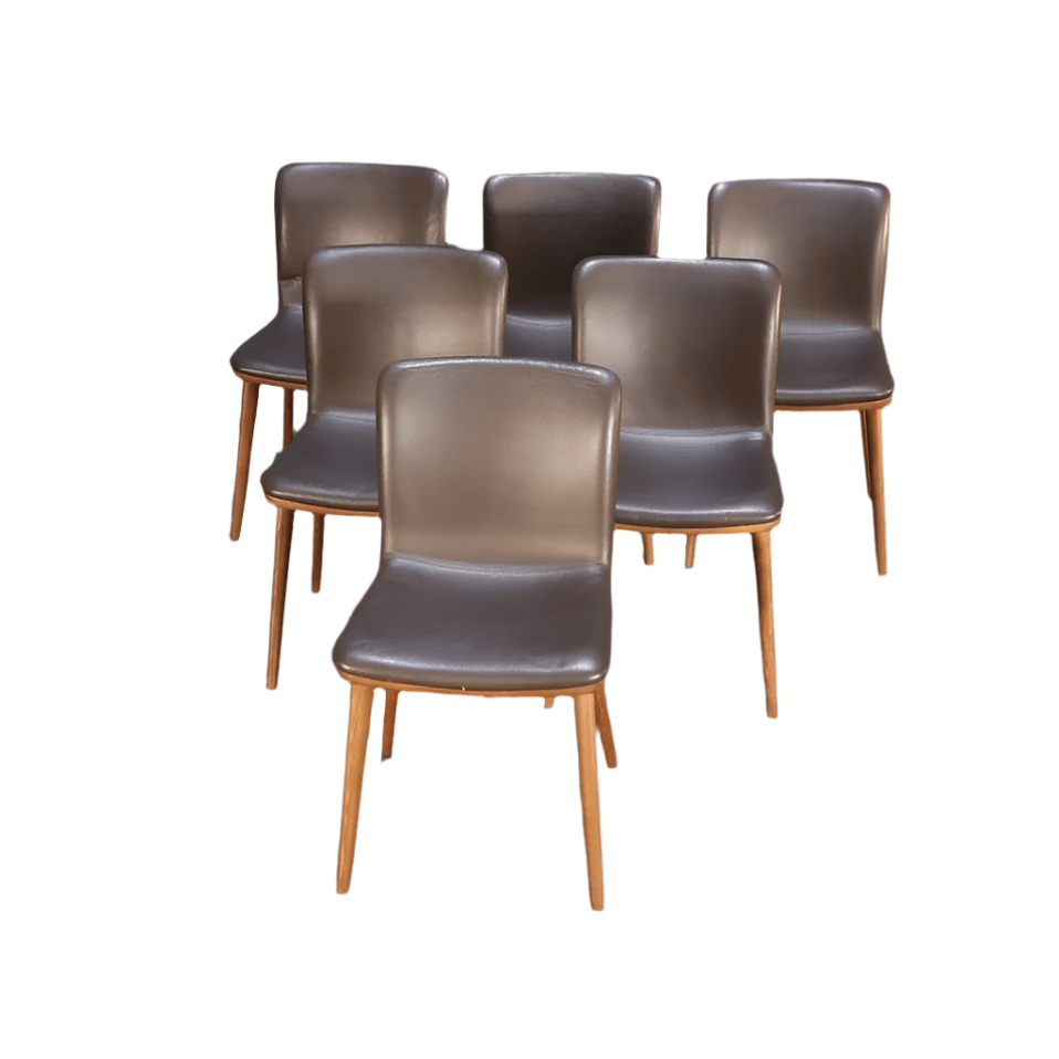 Calligaris Annie Dining Chair by Edi & Paolo Ciani, Set of Six @ REHAUS