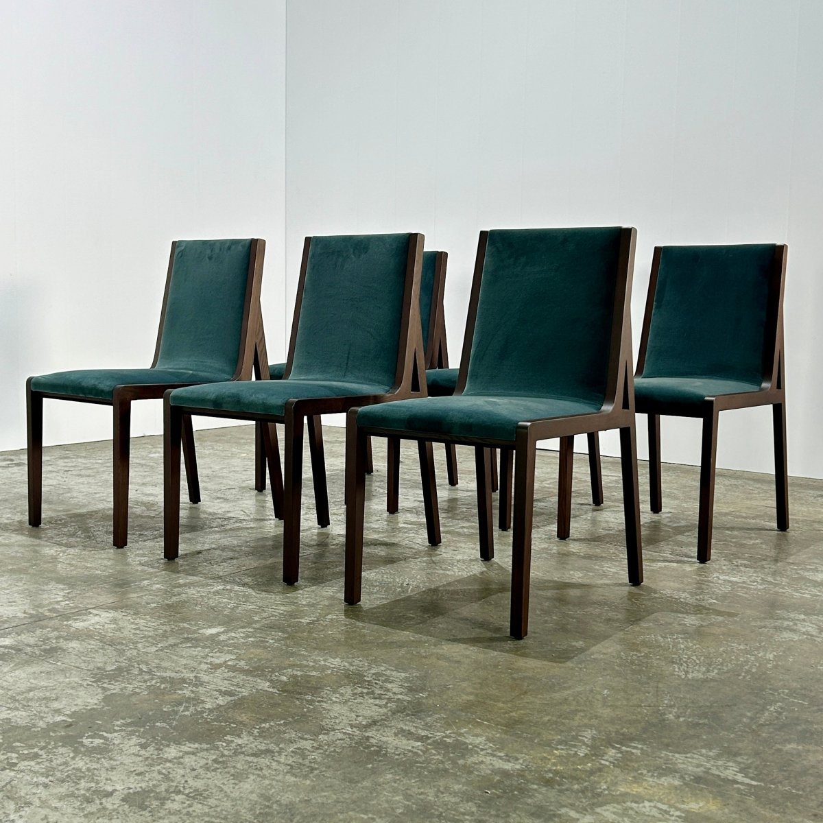 Camerich Flora Velvet Dining Chairs, Set of Twelve @ REHAUS